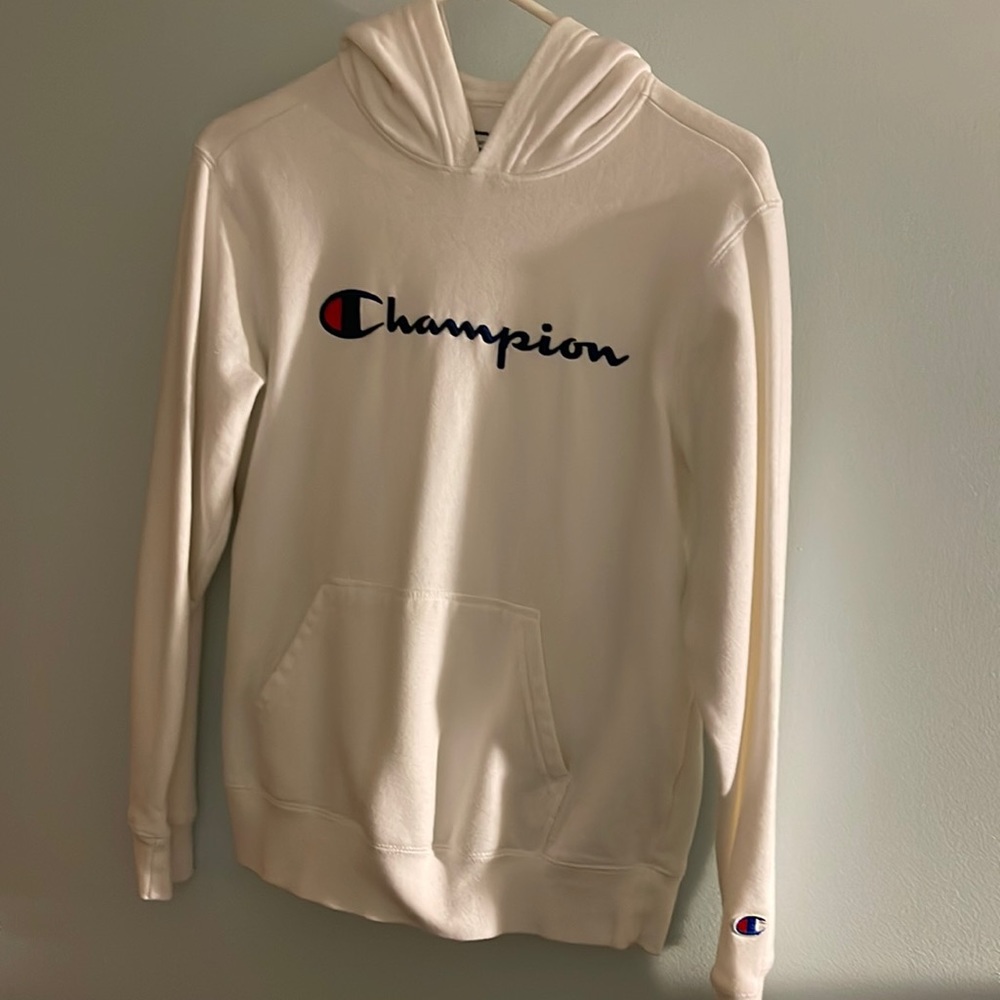 White champion in a size XL